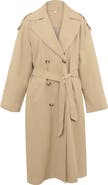 HOUSE OF CB Marais Double Breasted Trench Coat