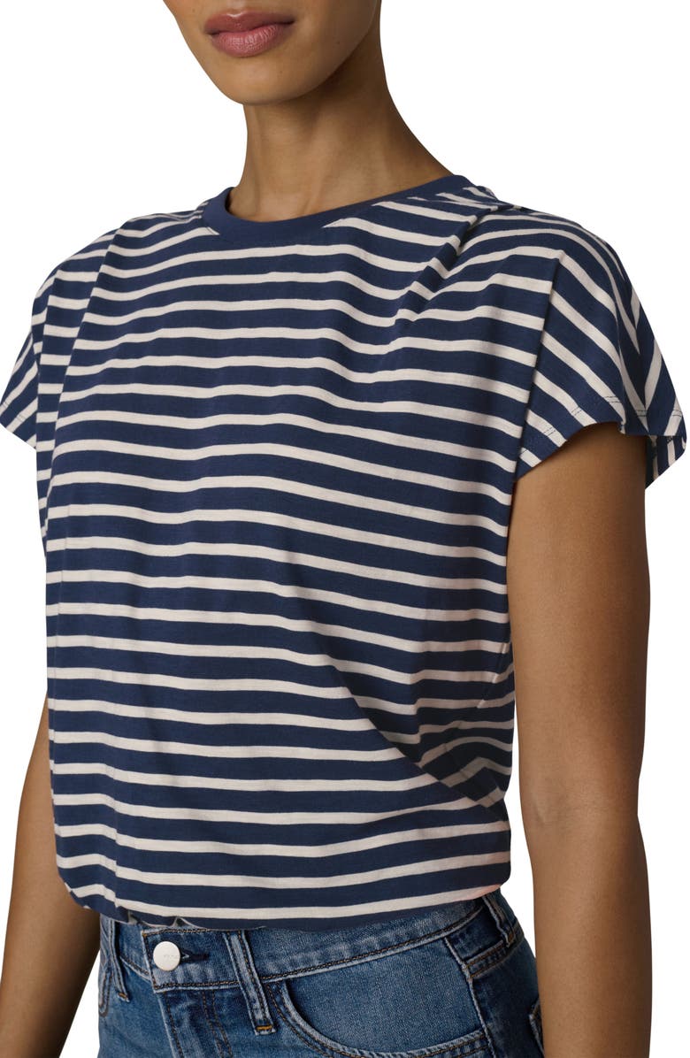 Joe's The Bubble T-Shirt, Alternate, color, Navy/ Ecru Stripe
