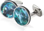 M-Clip® Abalone Cuff Links