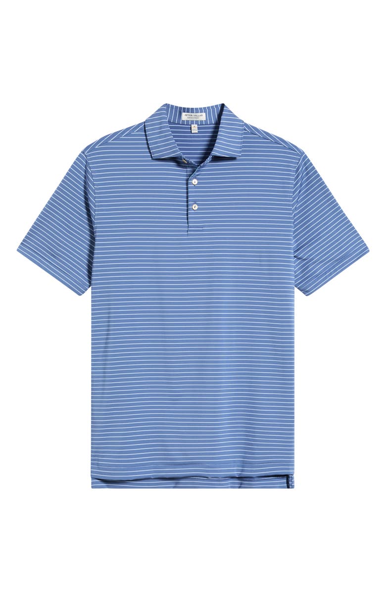 Peter Millar Winston Summer Comfort Performance Jersey Polo, Alternate, color, Bali Blue