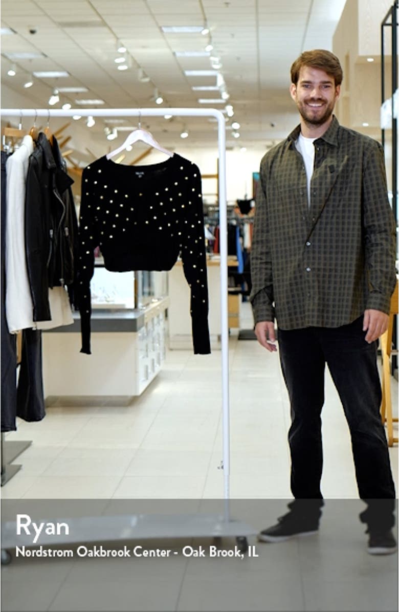 Studded Crop Cardigan, sales video thumbnail