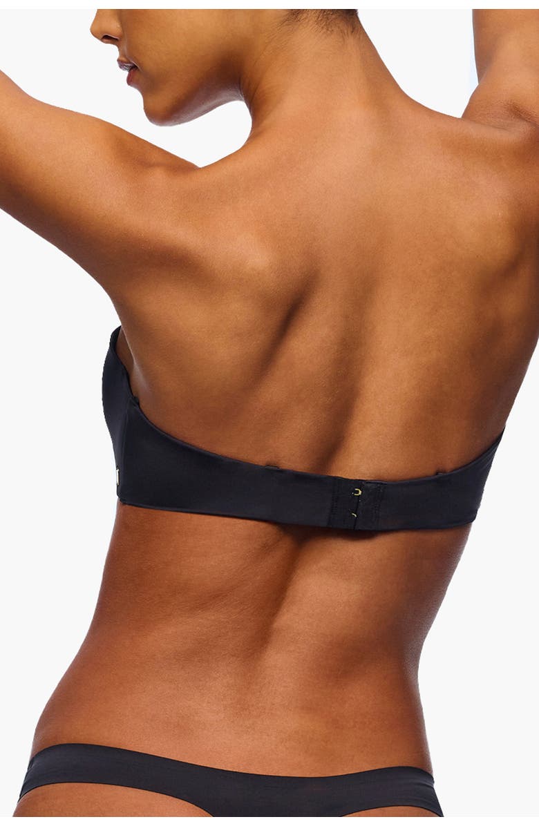 Cosabella Lisciante Strapless Bra, Alternate, color, Black