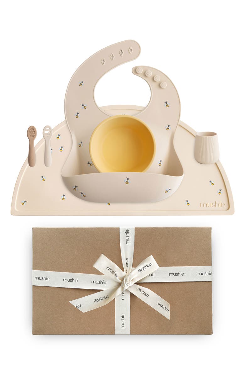 Mushie Stage 1 Feeding Kit, Main, color, Bees