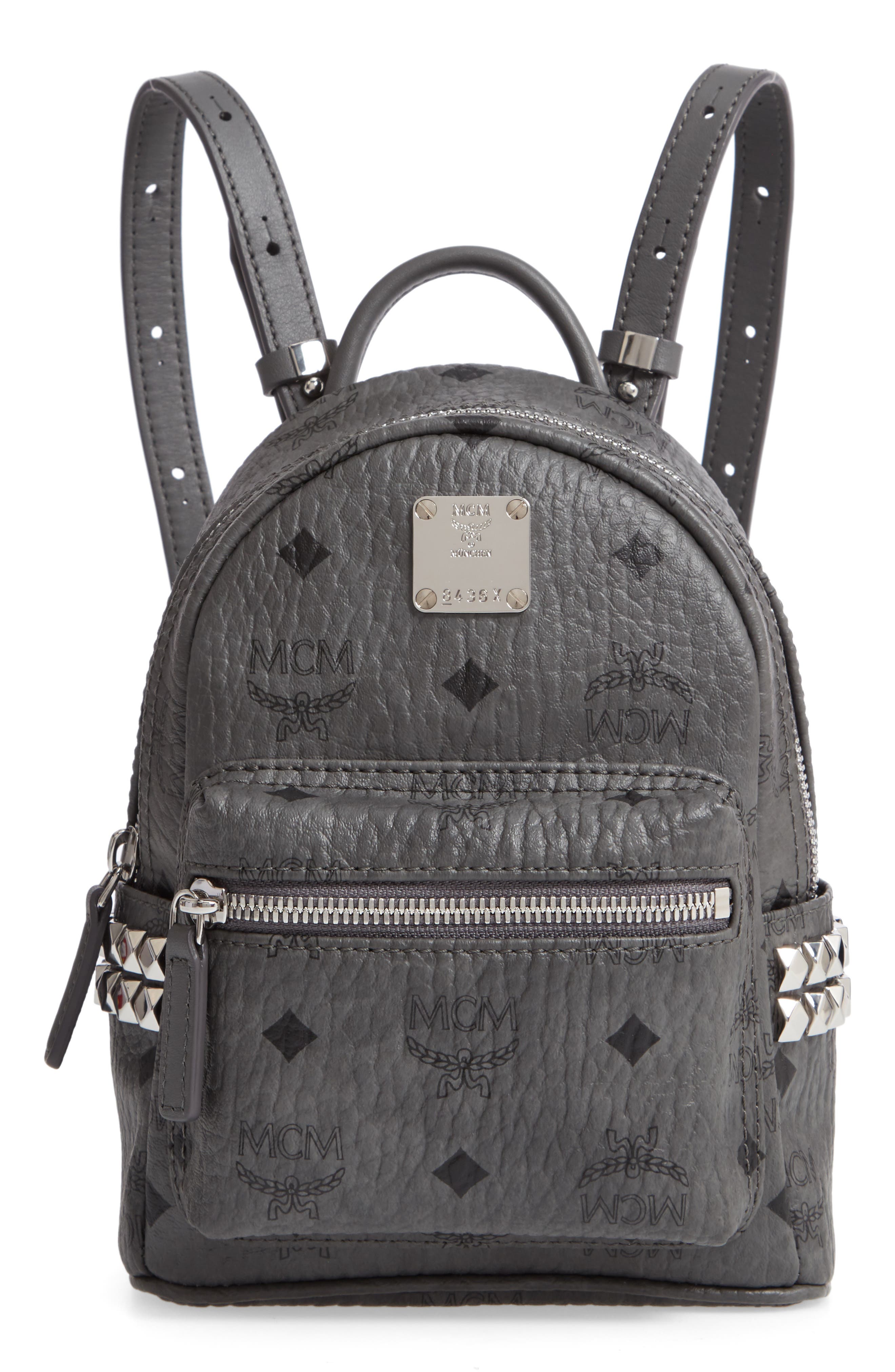 MCM X-Mini Stark Side Stud Convertible Backpack, Main, color, 