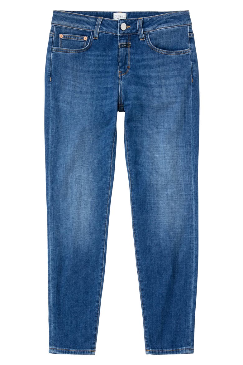 Baker Skinny Jeans, Alternate, color, DARK BLUE
