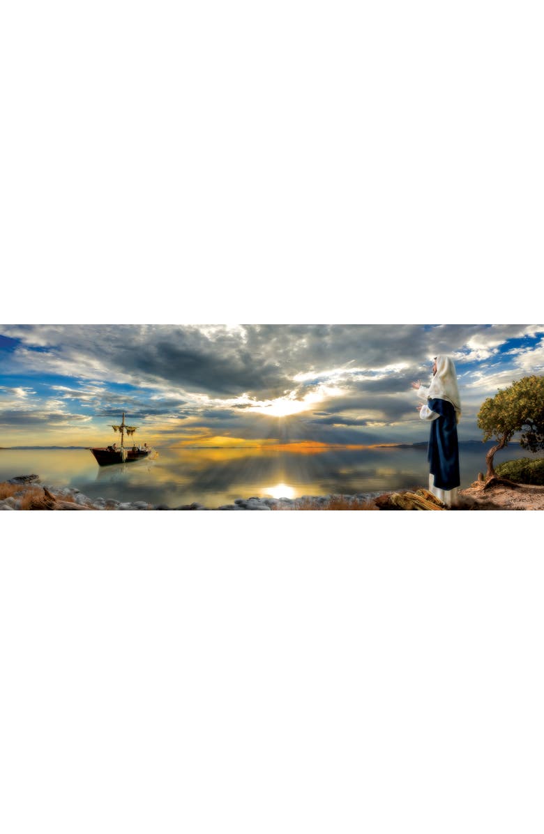 Sunsout Cast Your Net 500 piece Jigsaw Puzzle for Adults Panoramic, Alternate, color, Multicolor