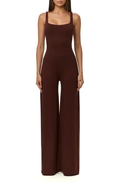 Sculpt Wide Leg Tank Jumpsuit
