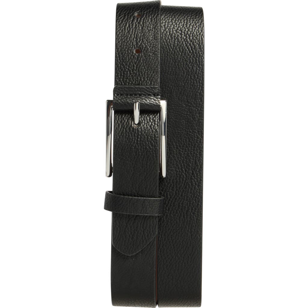 Vince Camuto Leather Belt In Black