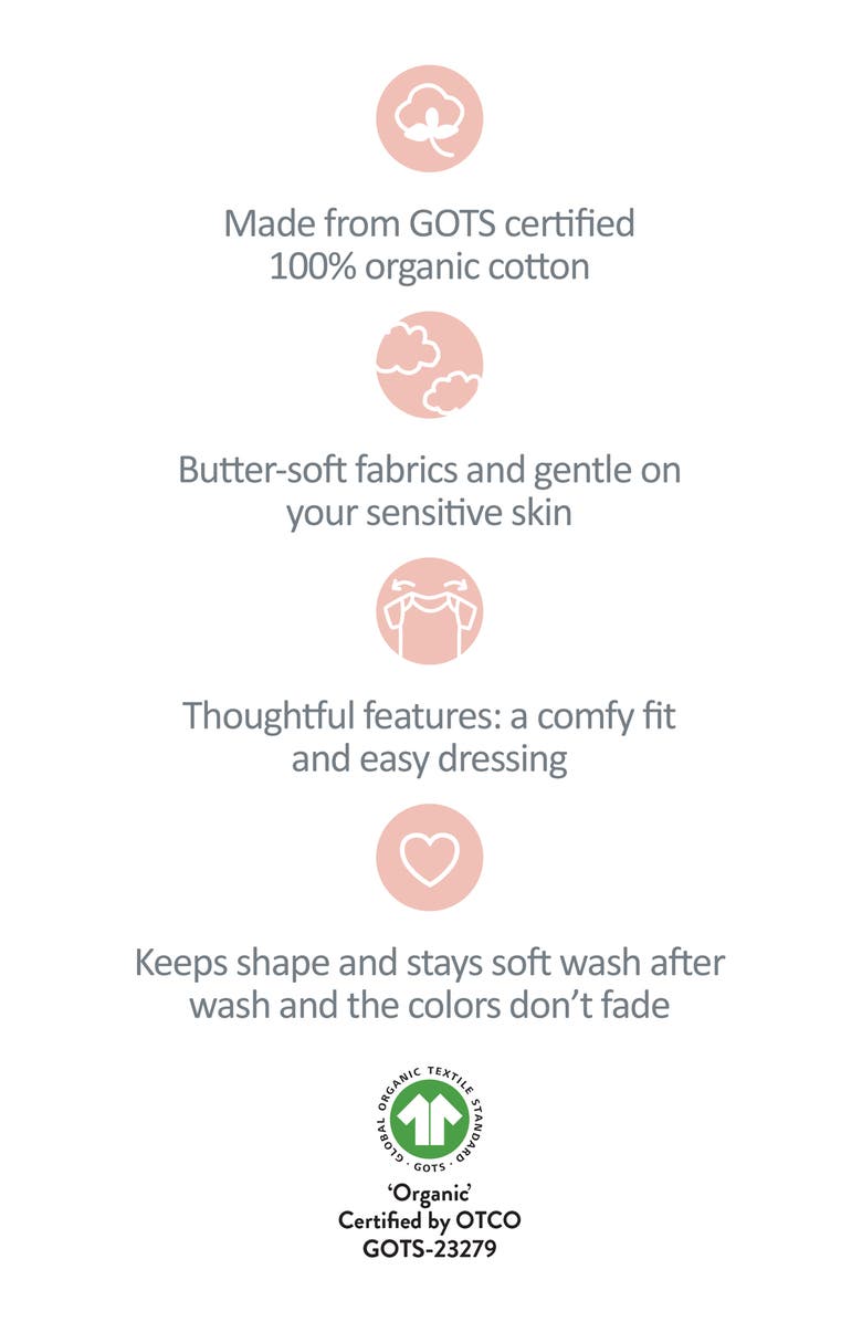 BUTTERBLU Malone Assorted 10-Pack Organic Cotton Muscle Tees, Alternate, color, Sorbet Frost Rainbow