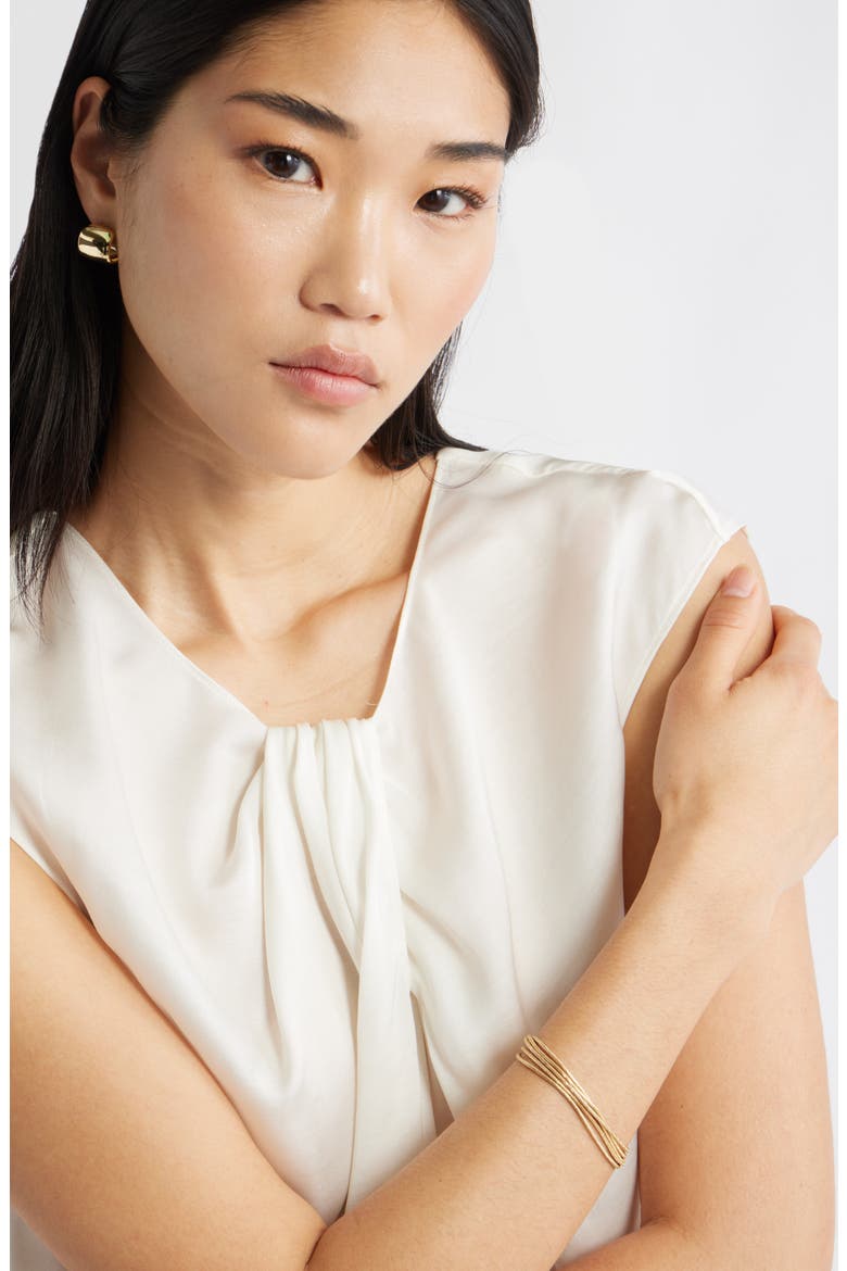 Multistrand Snake Chain Slider Bracelet, Alternate, color, GOLD