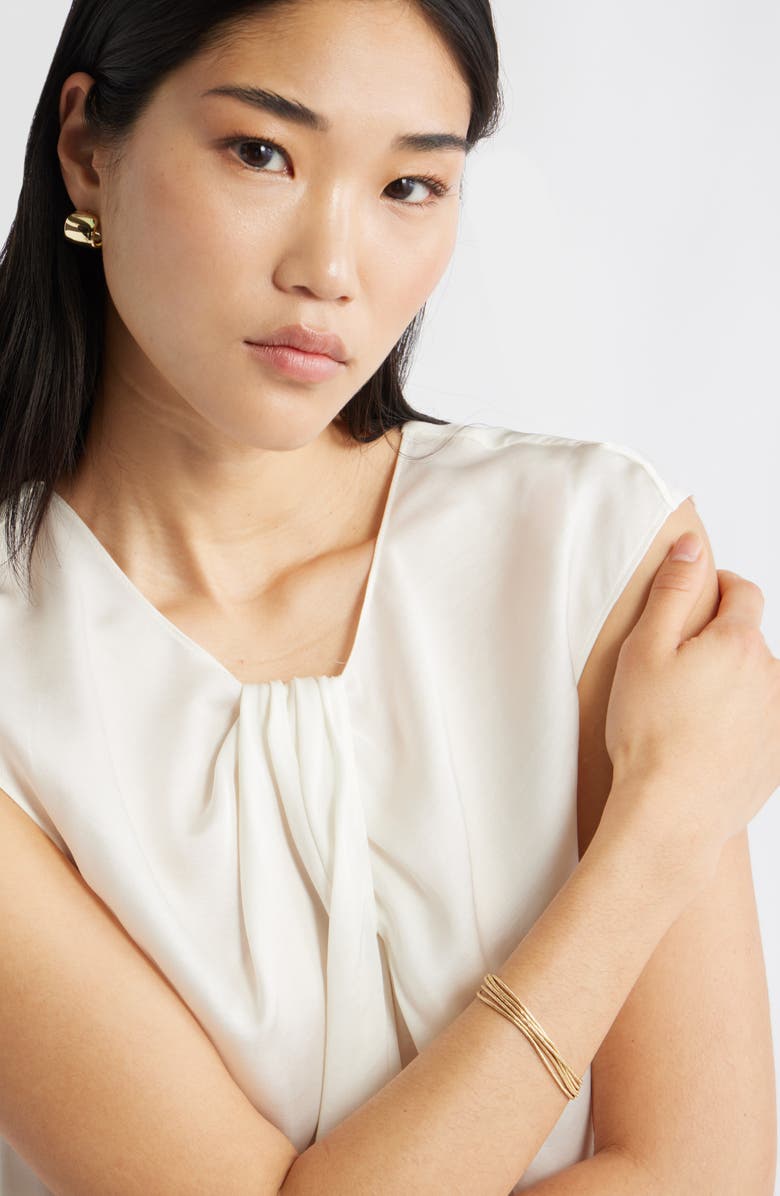 Nordstrom Multistrand Snake Chain Slider Bracelet, Alternate, color, Gold