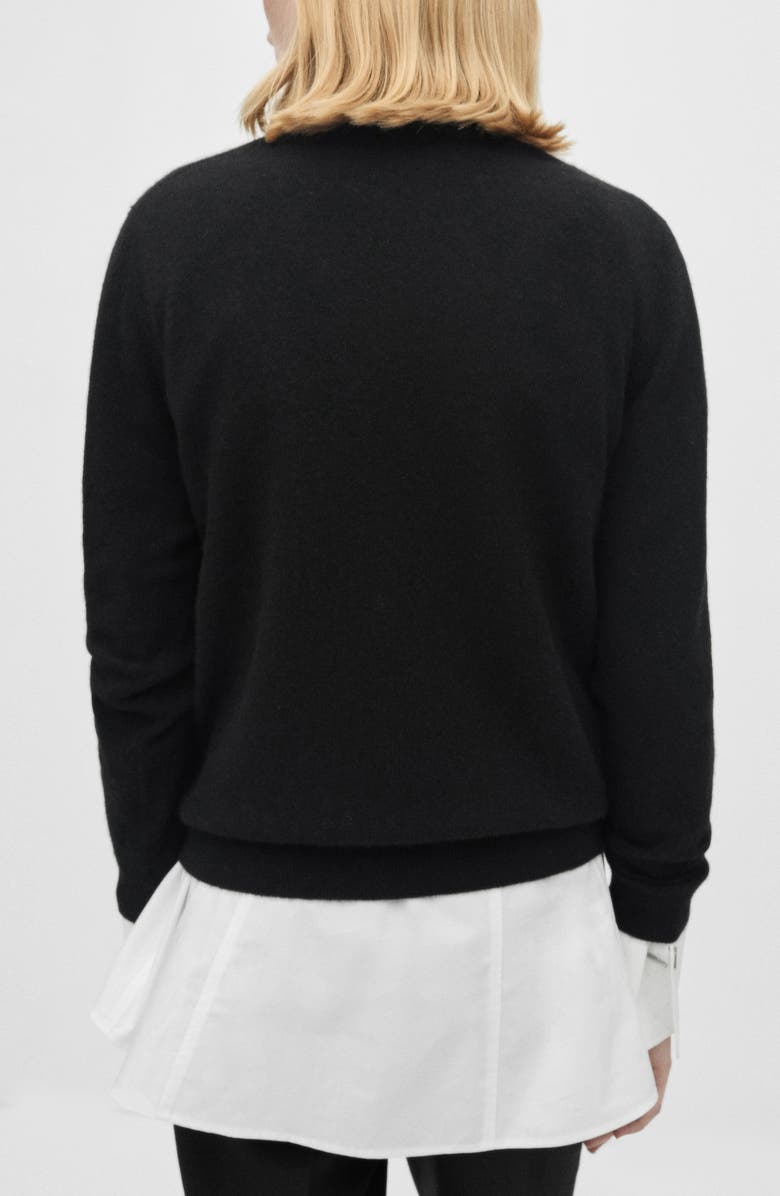 MANGO Cashmere Mock Neck Sweater, Alternate, color, 