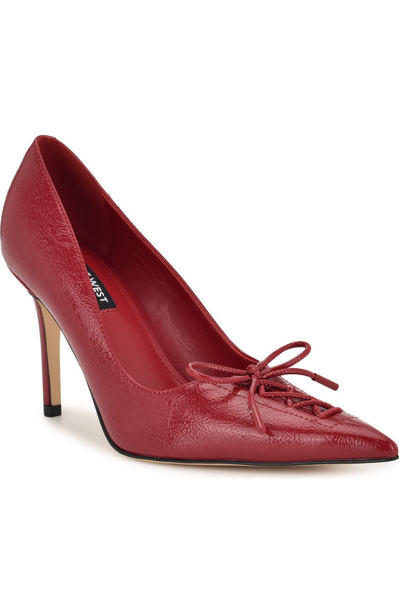 Nine West Marsen Pointed Toe Pump, Main, color, Dark Red 600