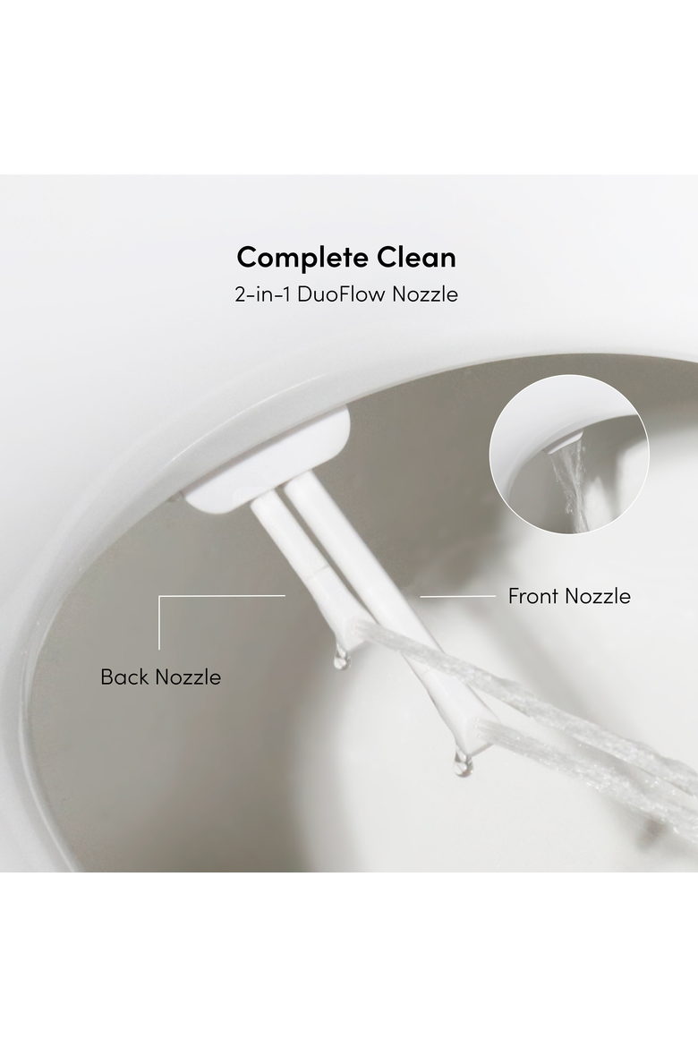 Non-Electric Bidet  Toilet Seat, Alternate, color, Elongated Bamboo
