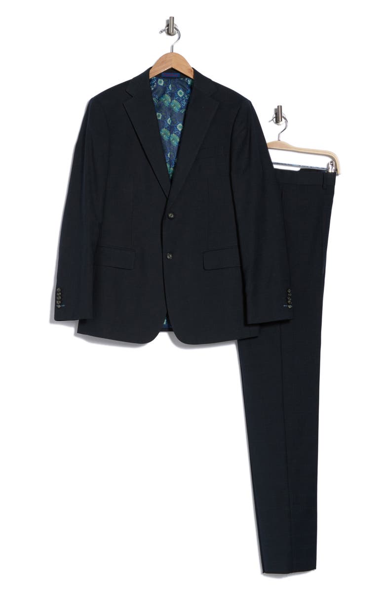 English Laundry Two-Button Flat Front Suit, Alternate, color, Green