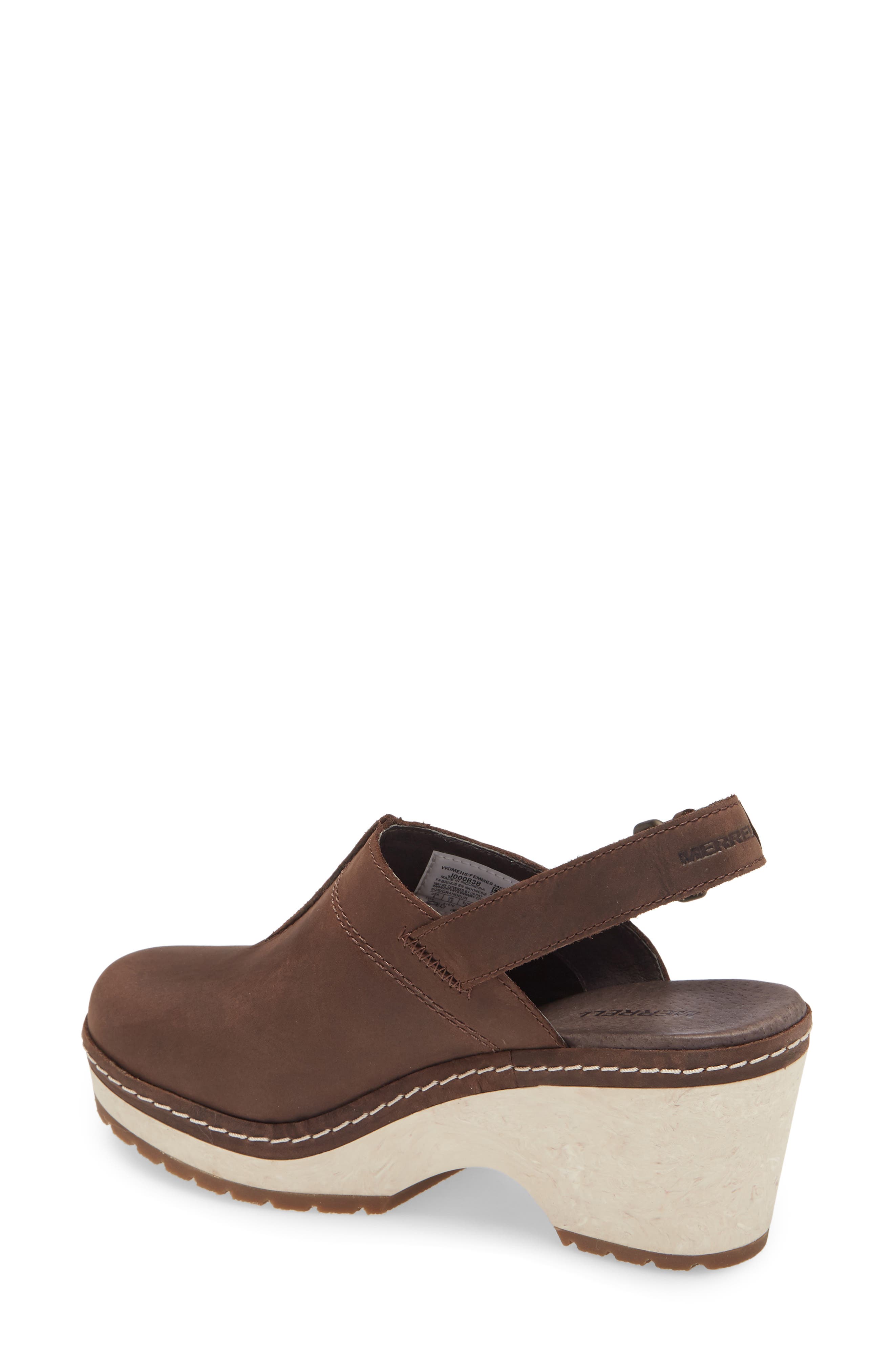 Halendi Clog, Alternate, color, BRACKEN LEATHER