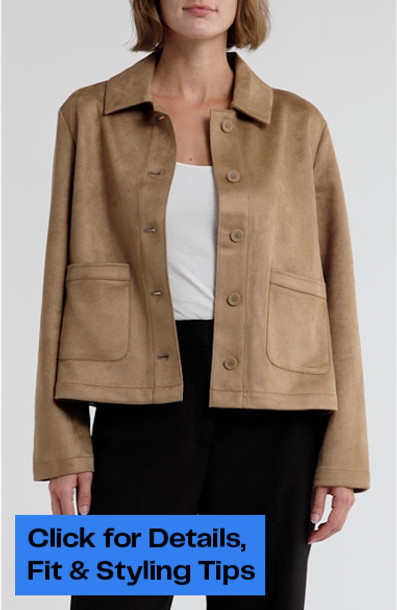 Faux Suede Jacket, sales video thumbnail