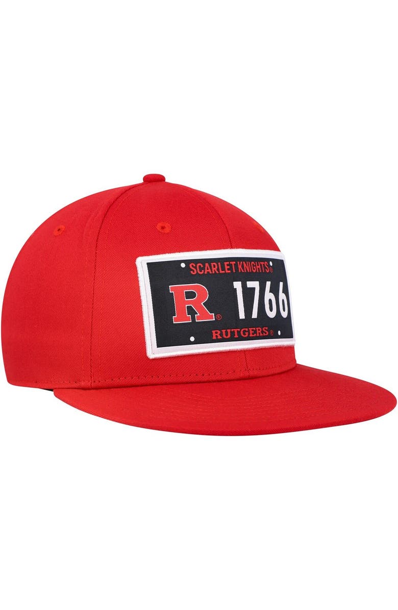 adidas Men's adidas Scarlet Rutgers Scarlet Knights Established Snapback Hat, Alternate, color, Scarlet