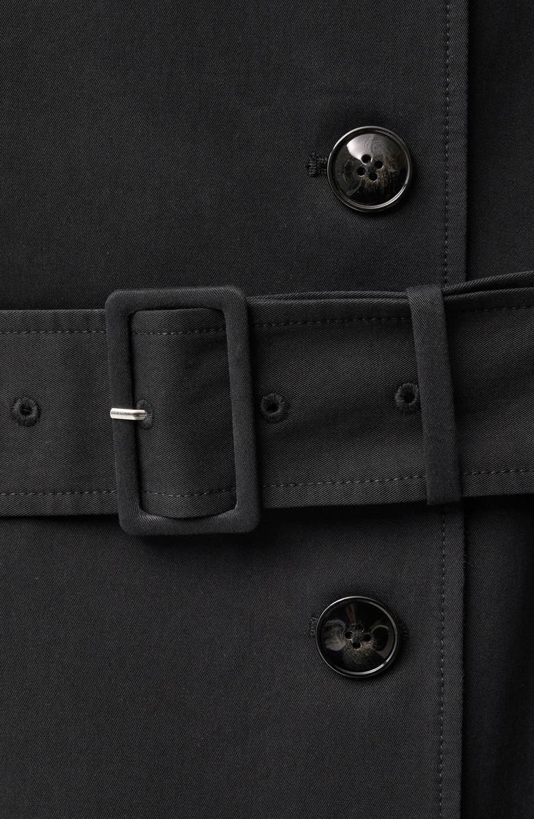 MANGO Belted Double Breasted Trench Coat, Alternate, color,