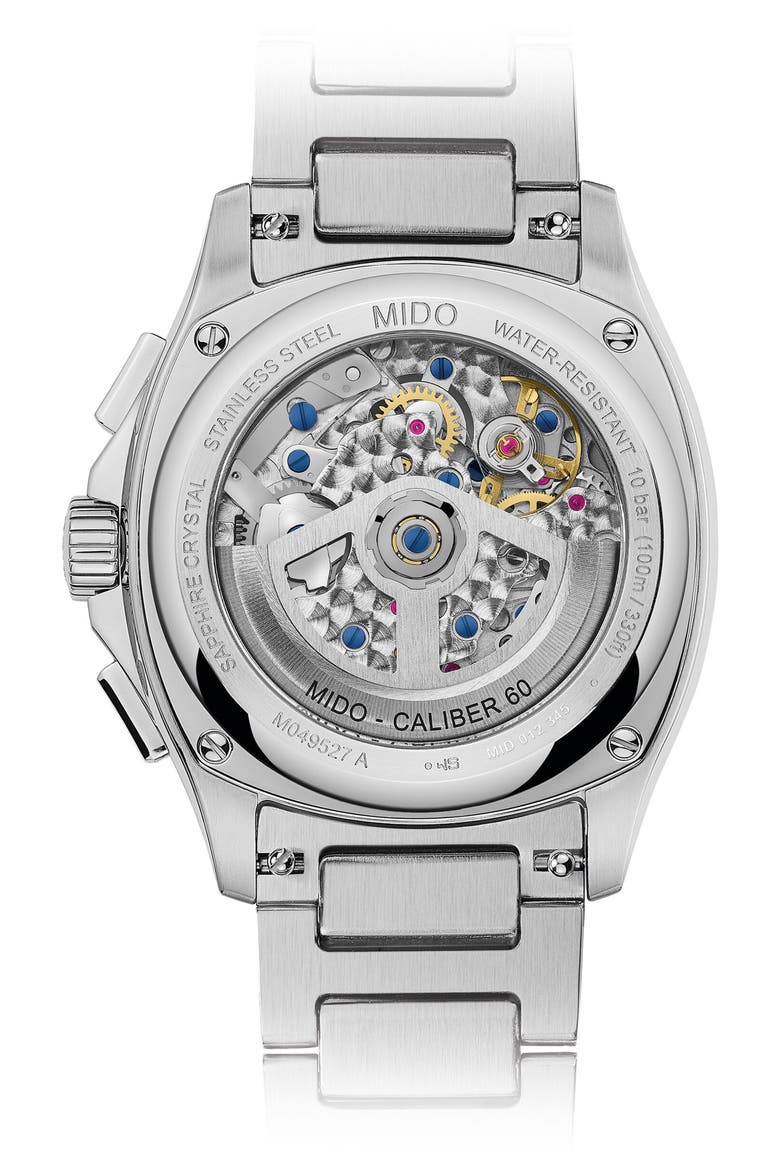 Multifort TV Big Date Automatic Watch, 41.2mm x 42mm, Alternate, color, BLUE