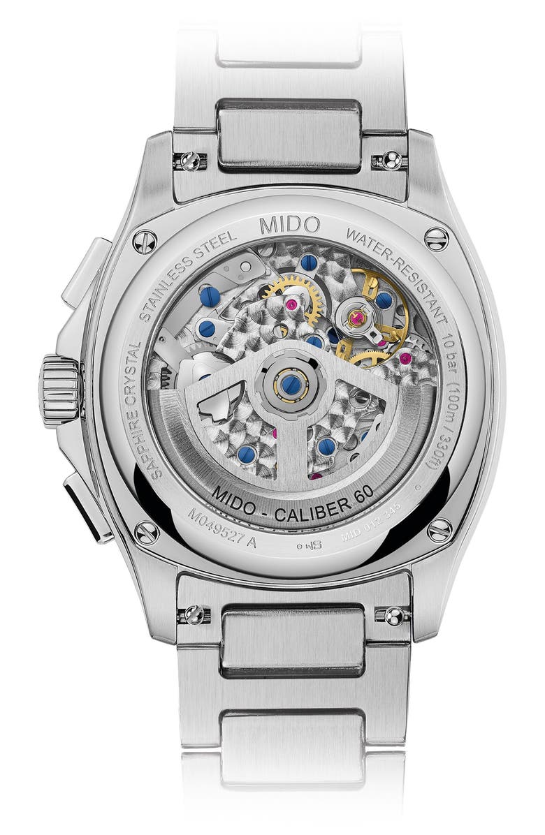 MIDO Multifort TV Big Date Automatic Watch, 41.2mm x 42mm, Alternate, color, Blue