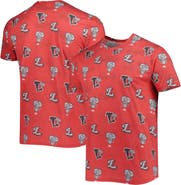 BOXERCRAFT Men's Red Lansing Lugnuts Allover Print Crafted T-Shirt