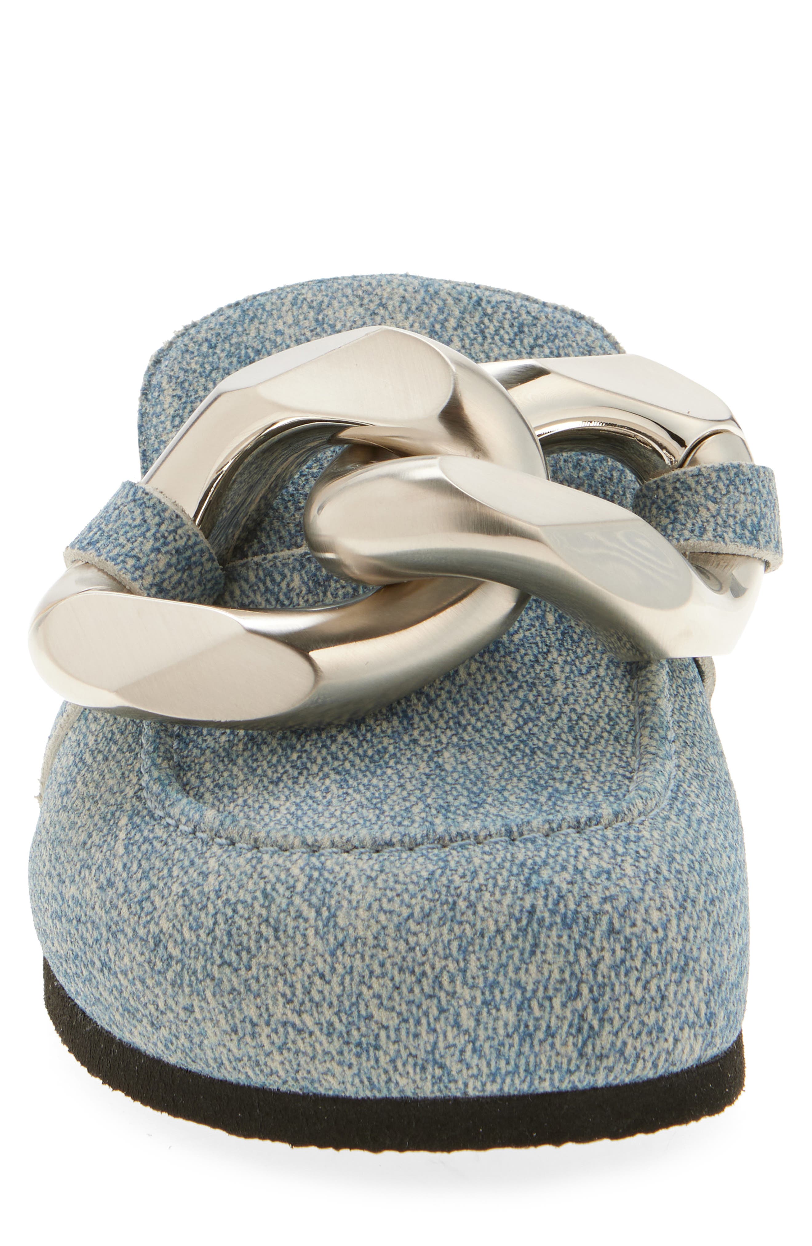 Chain Detail Loafer Mule, Alternate, color, BLUE
