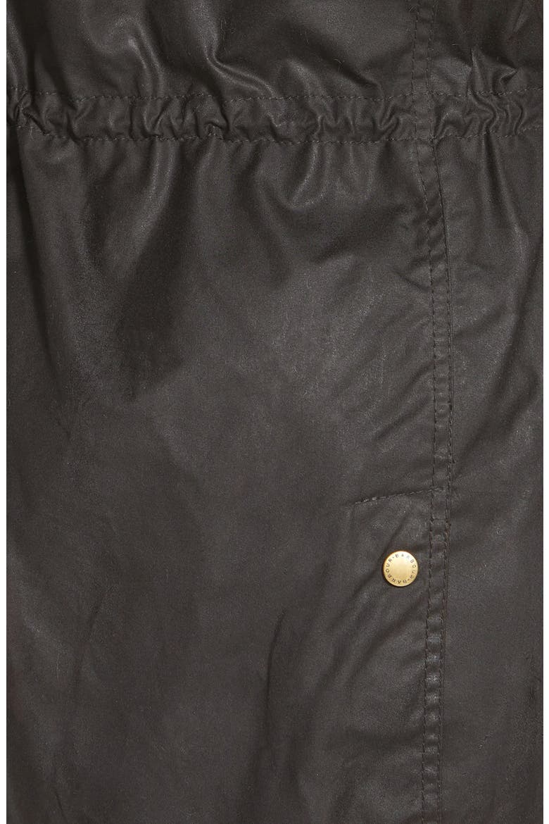 'Badminton' Waterproof Waxed Cotton Jacket, Alternate, color, RUSTIC