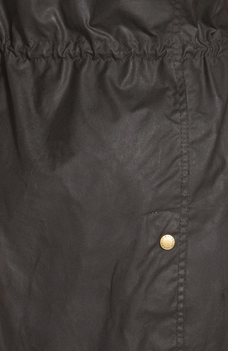 Barbour 'Badminton' Waterproof Waxed Cotton Jacket, Alternate, color, 