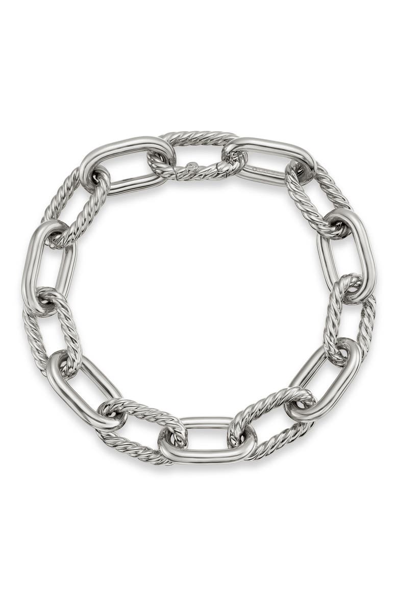 DY Madison Chain in Sterling Silver Bracelet, 11mm, Alternate, color, SILVER