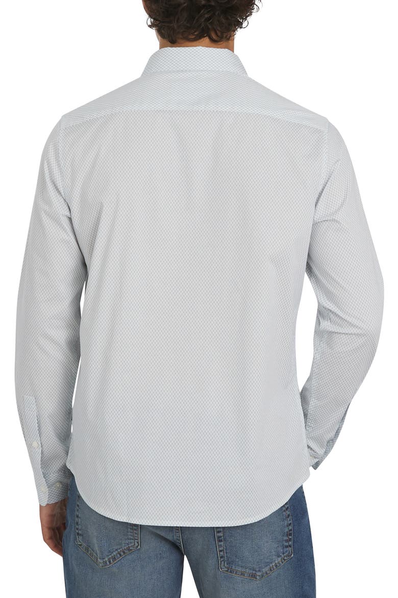 Samuel Stretch Cotton Button-Up Shirt, Alternate, color, WHITE