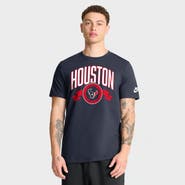 Nike Men's Nike Navy Houston Texans Rewind Front and Back Hit Essential T-Shirt