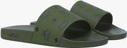 MCM Women's Monogram Print Rubber Slides