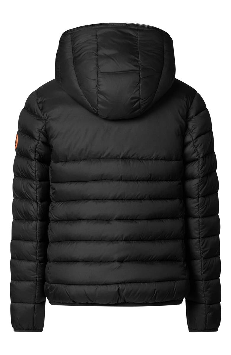 Save The Duck Kids' Leci Puffer Jacket, Alternate, color, Black