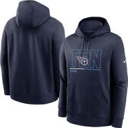 Nike Men's Nike Navy Tennessee Titans City Code Club Fleece Pullover Hoodie
