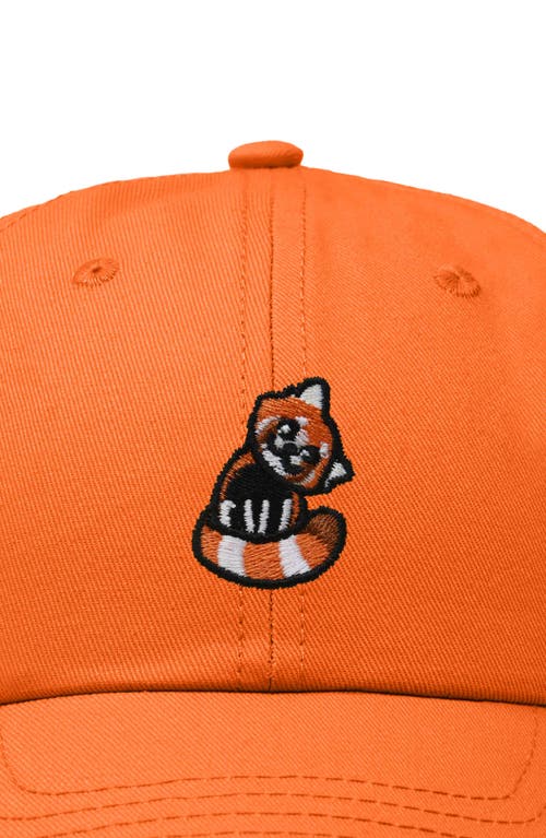 DALIX DALIX RED PANDA EMBROIDERED DAD HAT