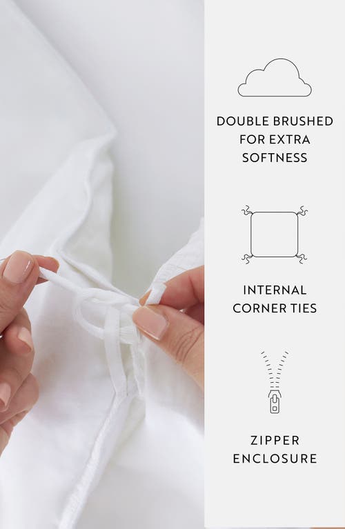 Ienjoy Home Premium Ultra Duvet Cover & Sham Set In White