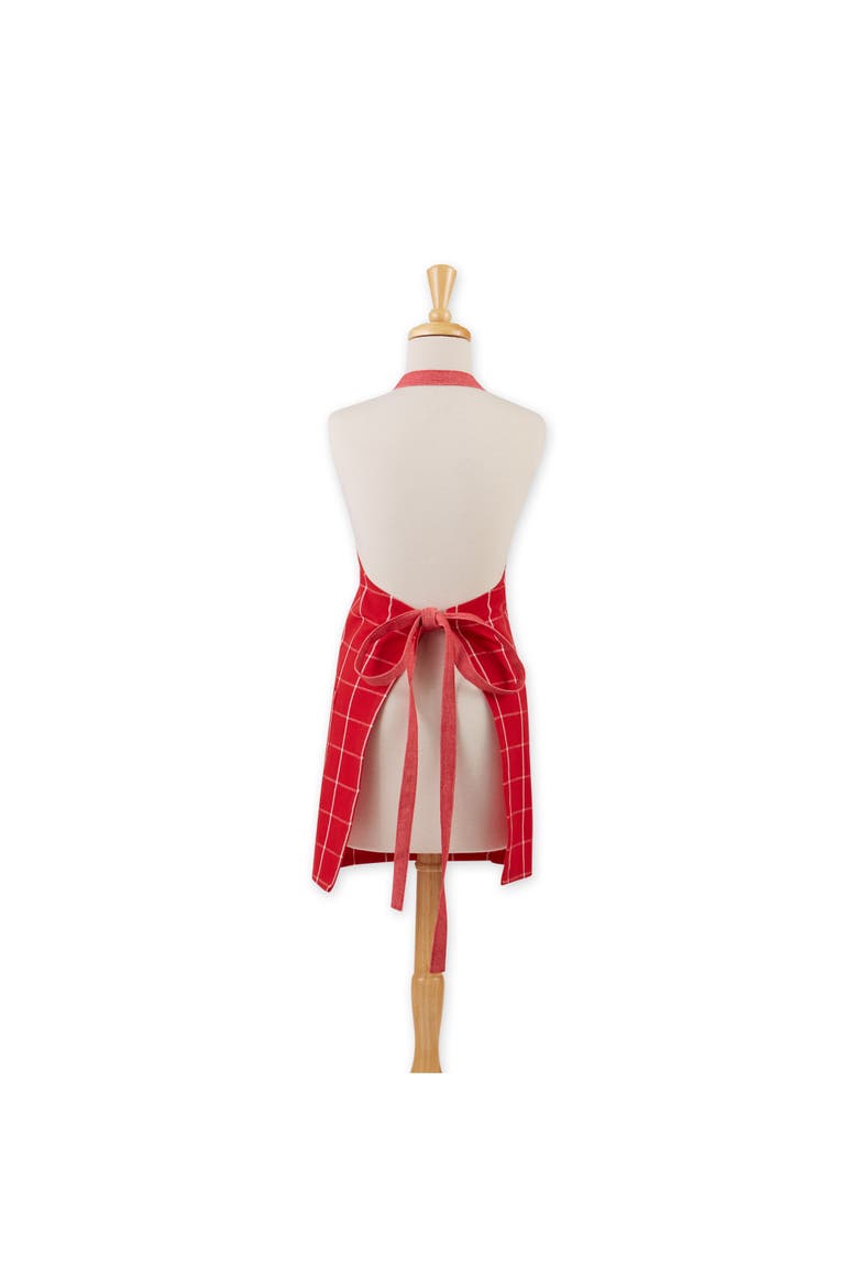 Windowpane Pantry Apron, Alternate, color, Red Cider