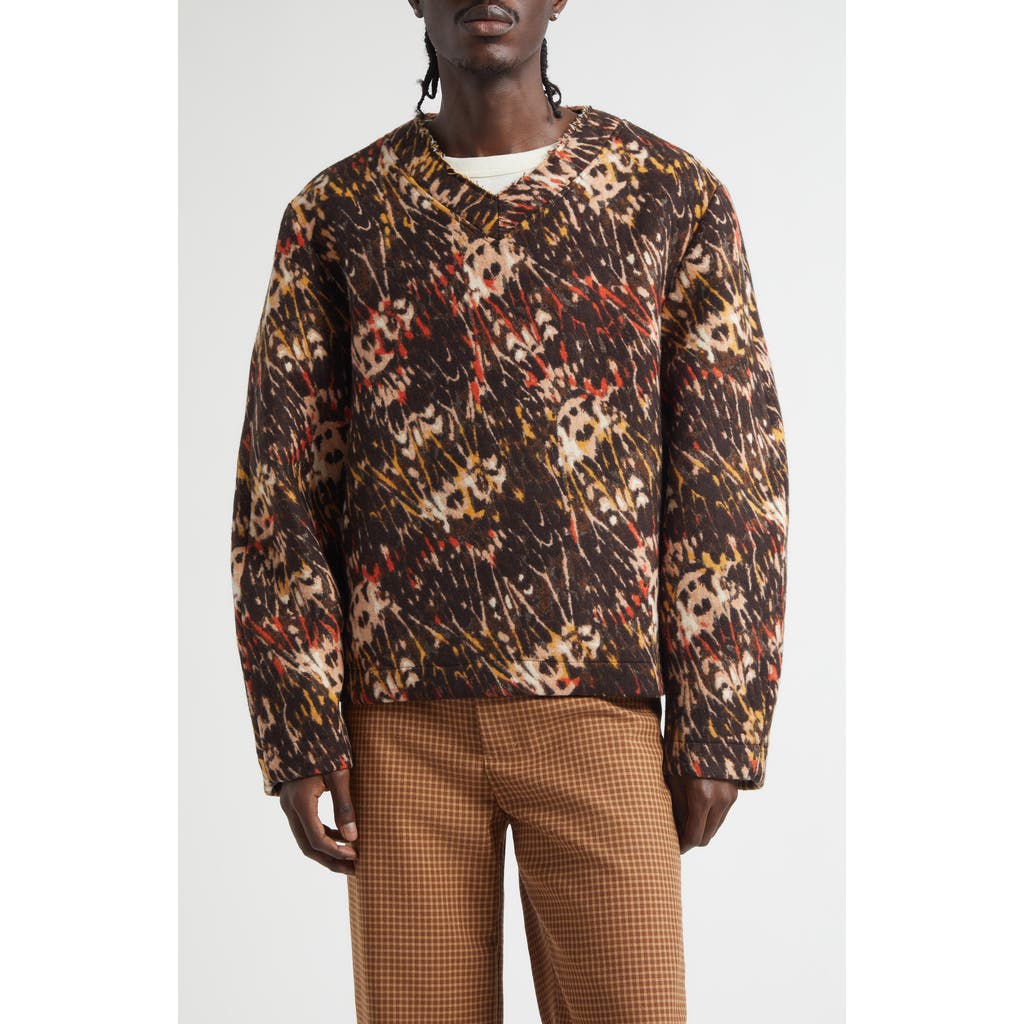 Séfr Agustin Wool Blend Sweater in Bedouin Melange  product