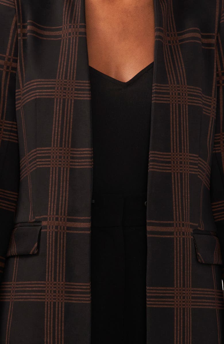 Halogen<sup>®</sup> Windowpane Plaid Topper Coat, Alternate, color,