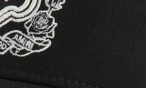 Amiri Ma Crest Trucker Hat In Black