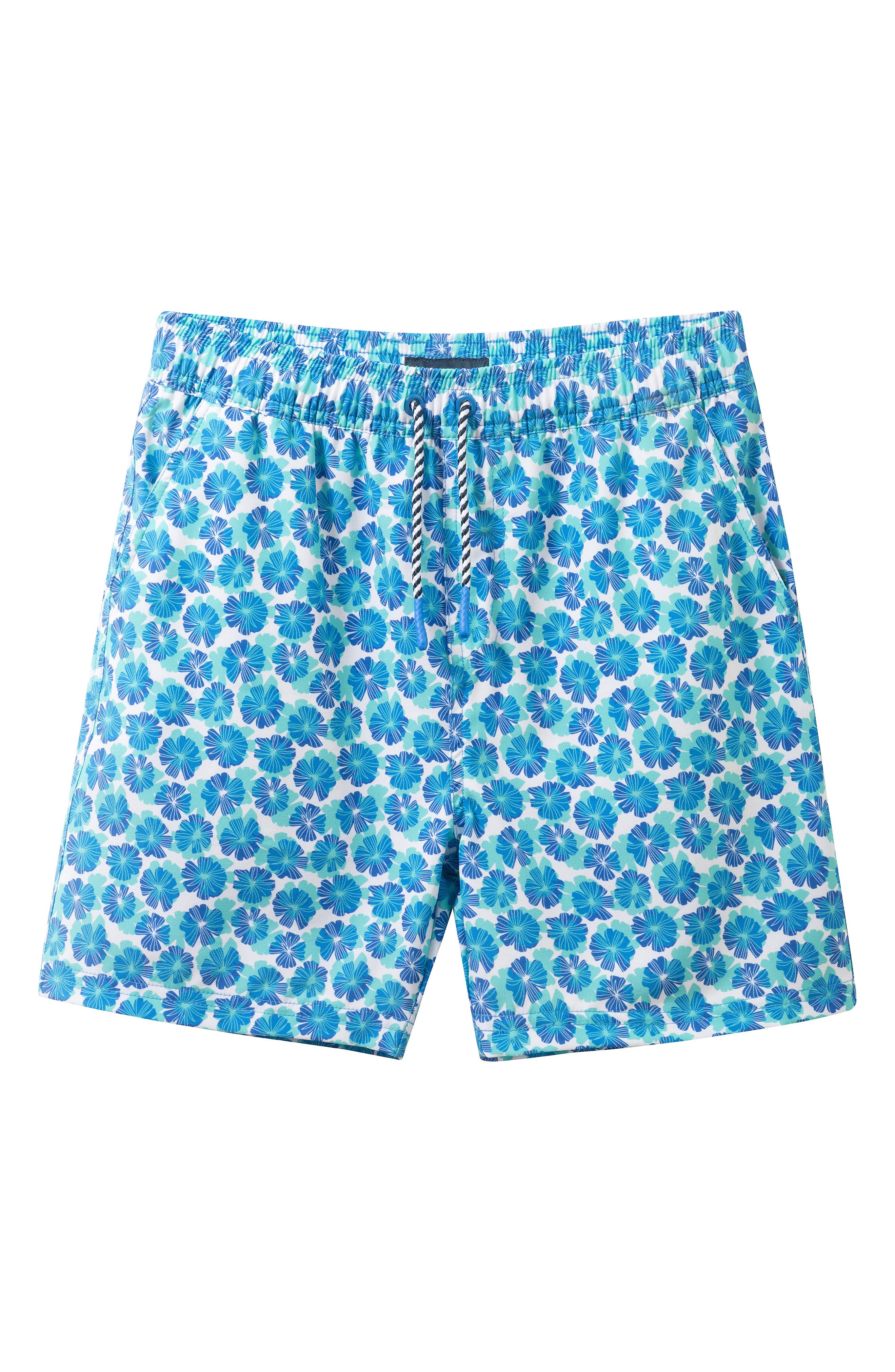 Andy & Evan Kids' Floral Print Volley Swim Shorts