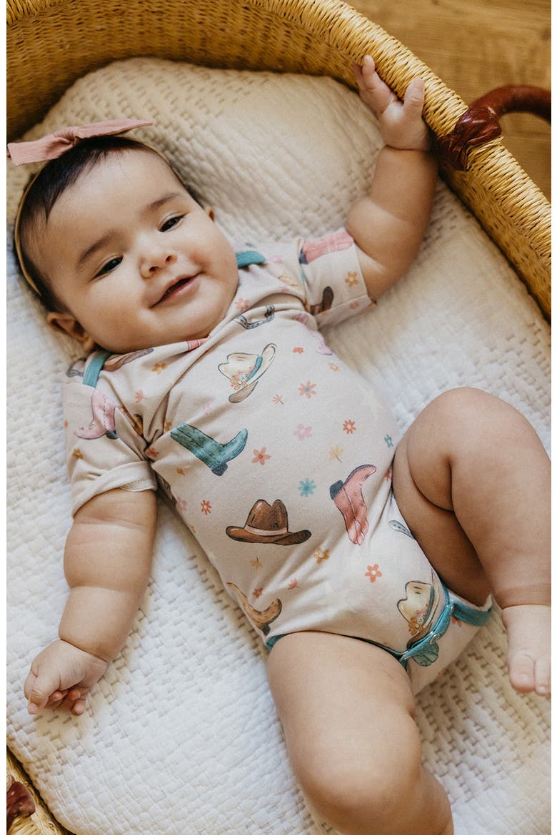 Cheyenne Short Sleeve Bodysuit, Alternate, color, CHEYENNE