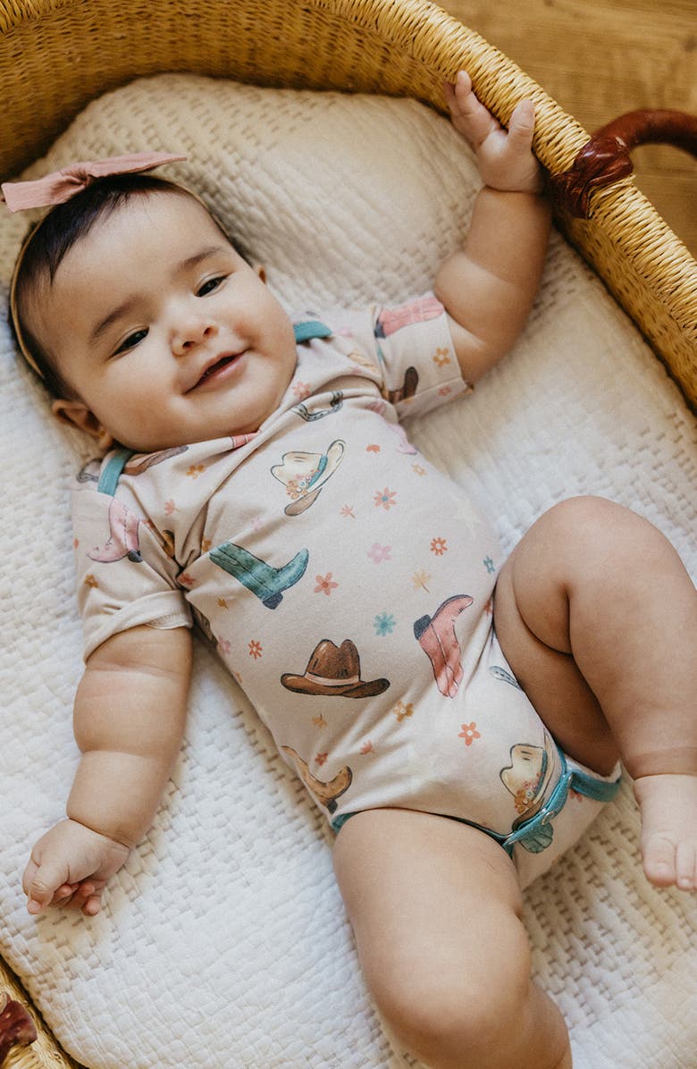 Copper Pearl Cheyenne Short Sleeve Bodysuit, Alternate, color, Cheyenne