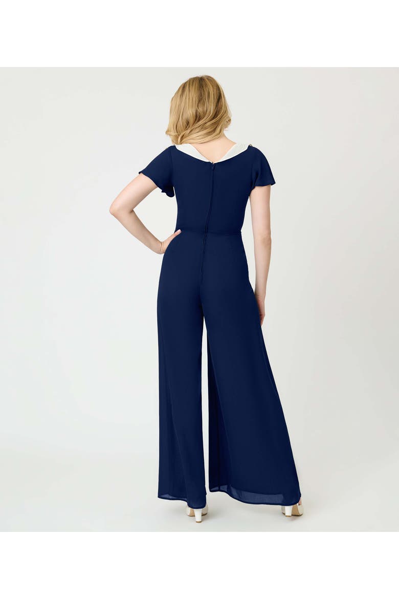 Wide Leg Jumpsuit, Alternate, color, Navy Blue