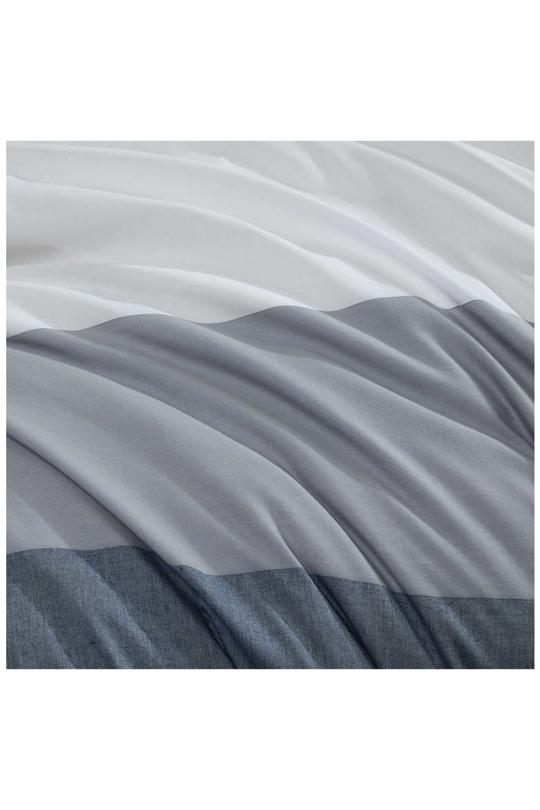 Chambray Handkerchief Duvet Cover & Shams Set, Alternate, color, LIGHT / MEDIUM BLUE