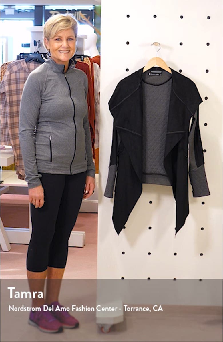 Sleeper Drape Front Jacket, sales video thumbnail