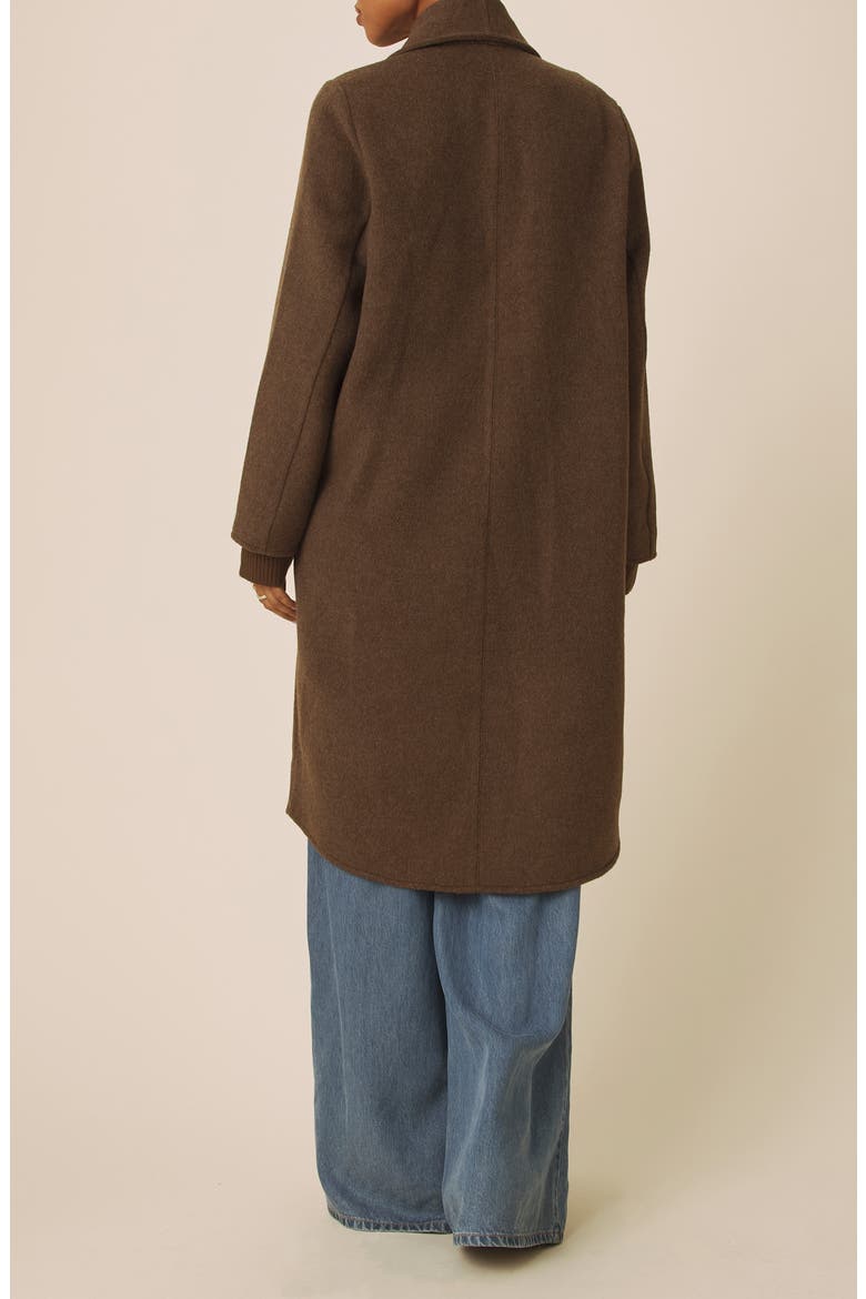 Willa Long Coat, Alternate, color, TRUFFLE BROWN