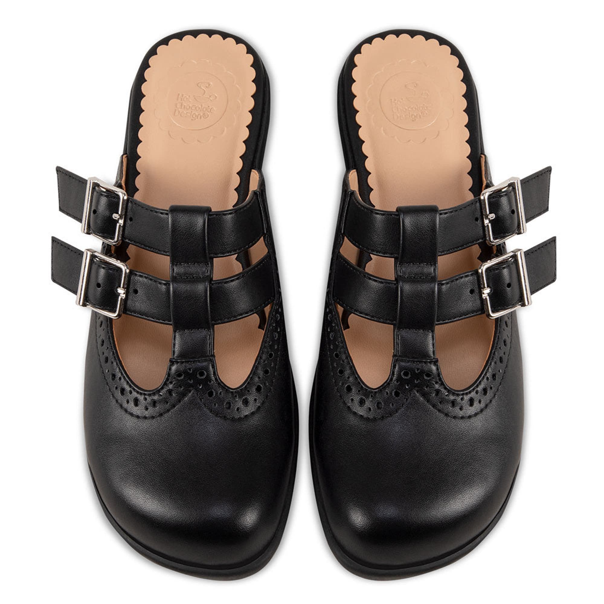 Hot Chocolate Design Blackout Women's Mary Jane Clogs, Alternate, color, Blackout