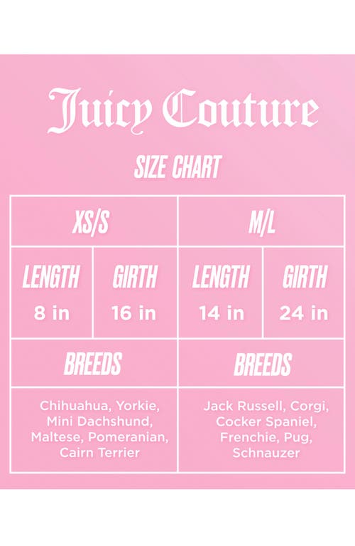 Juicy Couture Satin Pajama Dog Tracksuit